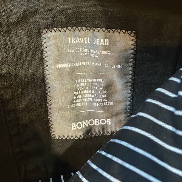 Bonobos Travel Jeans Black Slim Straight 31x30 - Picture 4 of 8